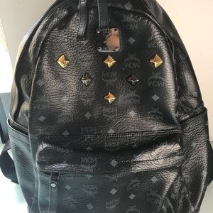 MCM authentic leather backpack (pre-owned)